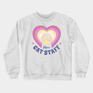 Meow Cat Staff Crewneck Sweatshirt